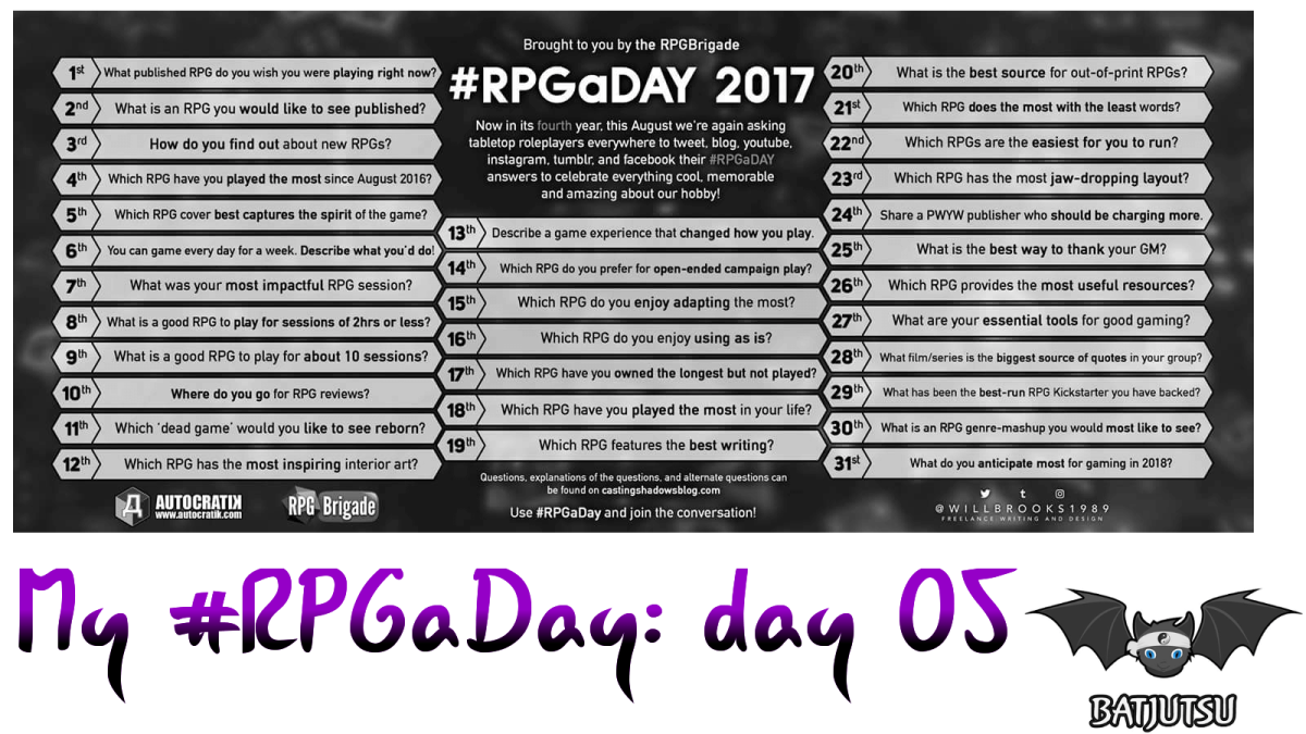 #RPGaDay 05