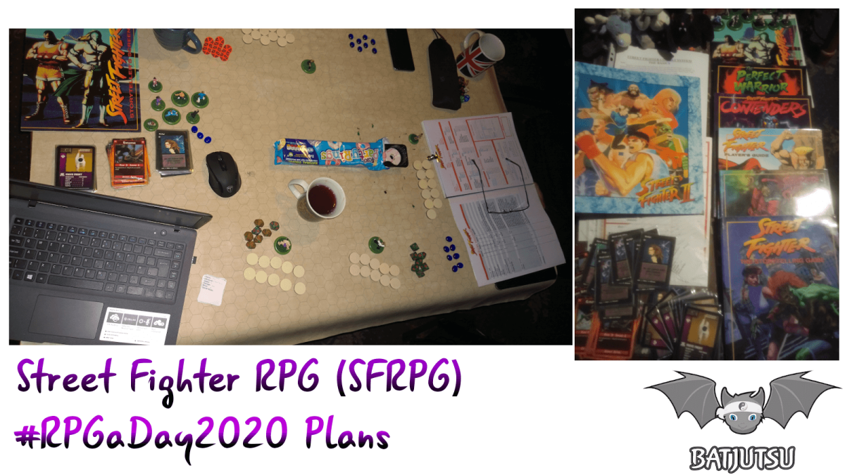 #RPGaDay2020 + Street Fighter RPG